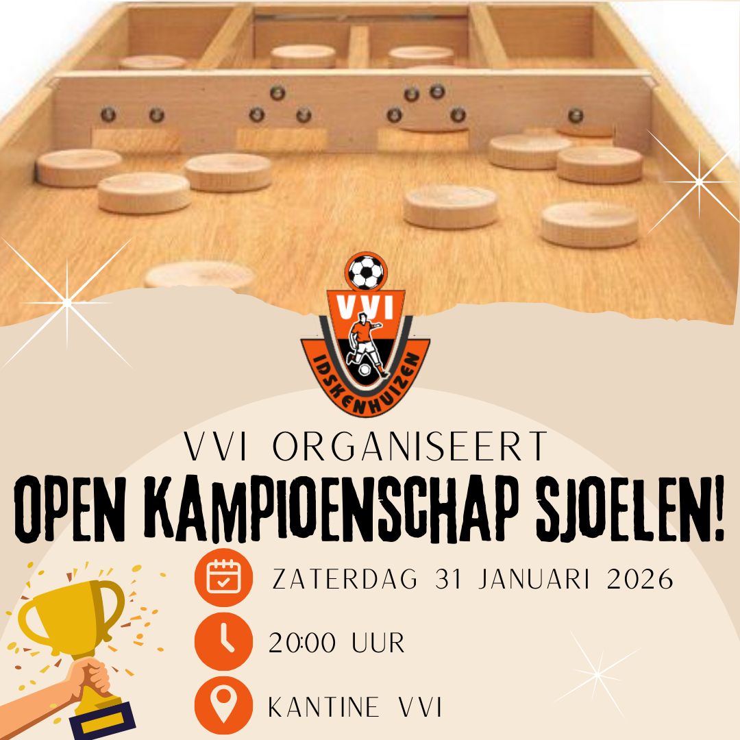 Open kampioenschap sjoelen - VVI - 31 januari 2026
